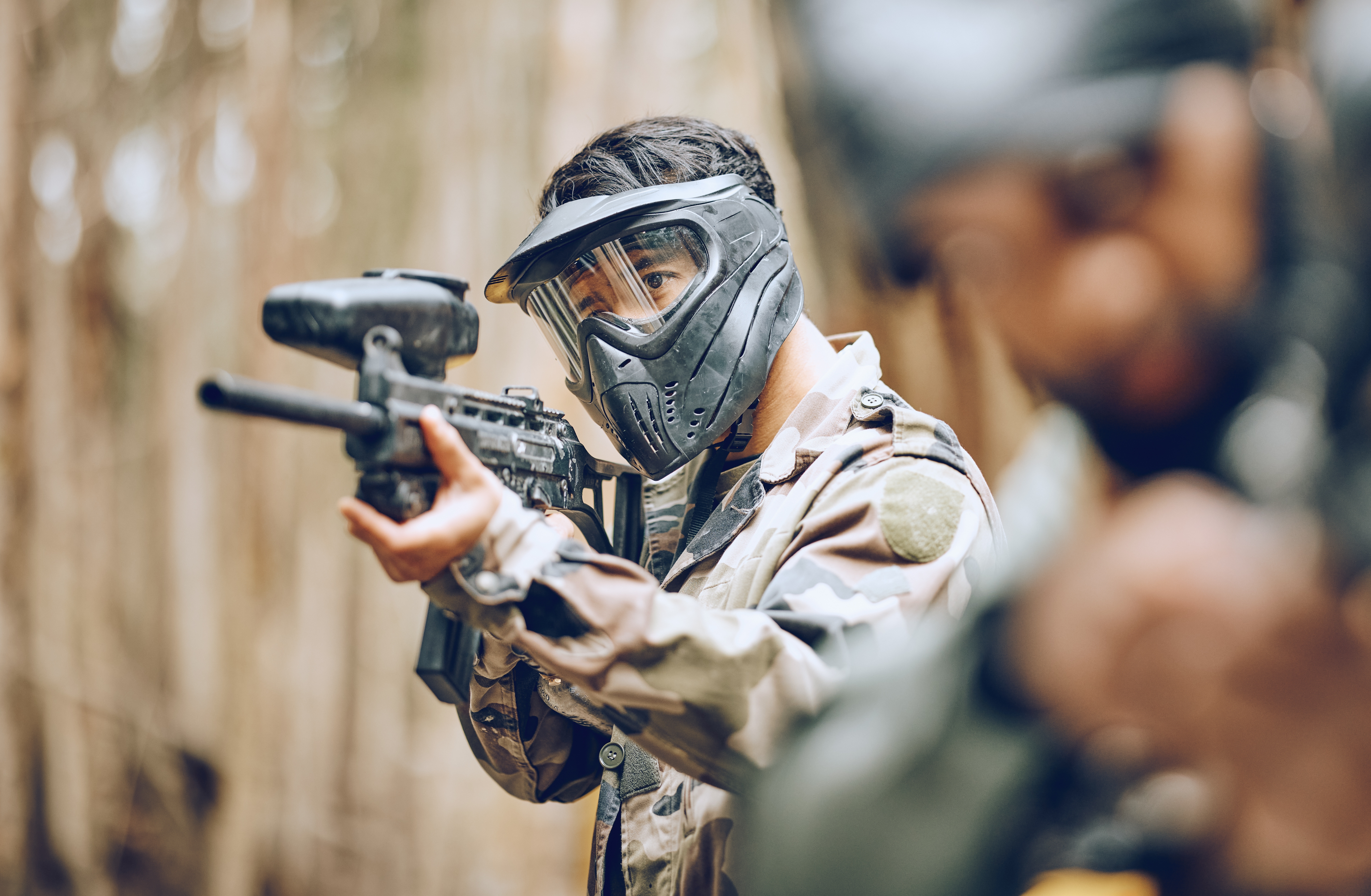 Juego Paintball en el Campo de Chorrillos, Lima - Perú