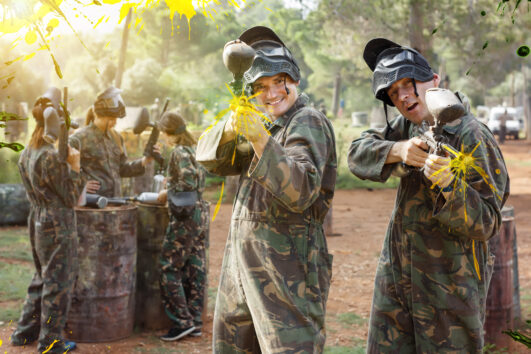 Juego Paintball en el Campo de Chorrillos, Lima - Perú